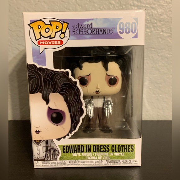 Funko POP #980 Edward Scissorhands in Dress Clothes Vinyl Figure - Picture 1 of 7